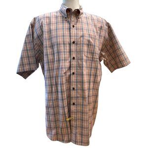 Lucchese Button Down XL Short Sleeve Cotton Shirt